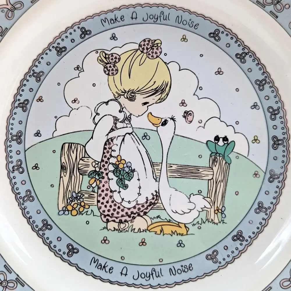 Vintage 1992 Precious Moments “Make a Joyful Noise” Dinner Plate – 10.5” Enesco
